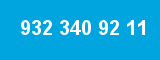932 340 92 11 932 340 92 11